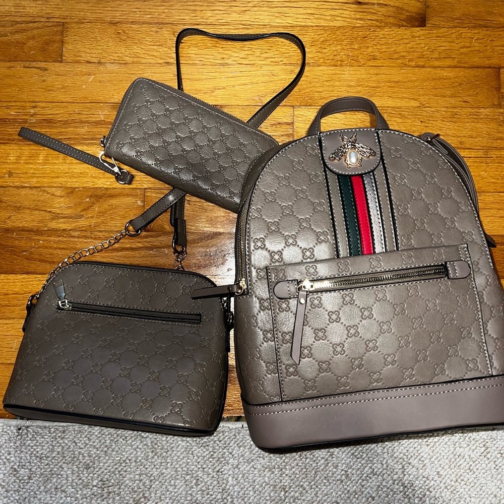 3 Piece NY Fashion Bag Set